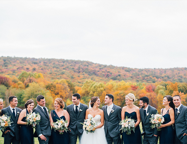 Classic Navy Wedding at a Maryland Winery - Inspired by This