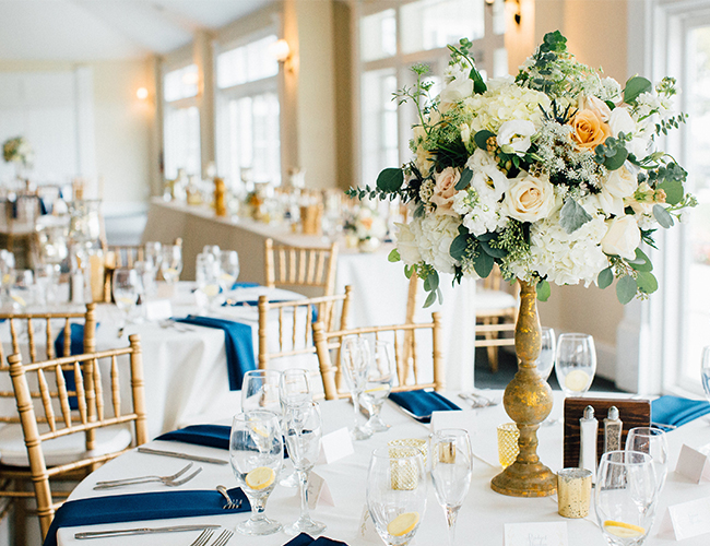 Classic Navy Wedding at a Maryland Winery - Inspired by This