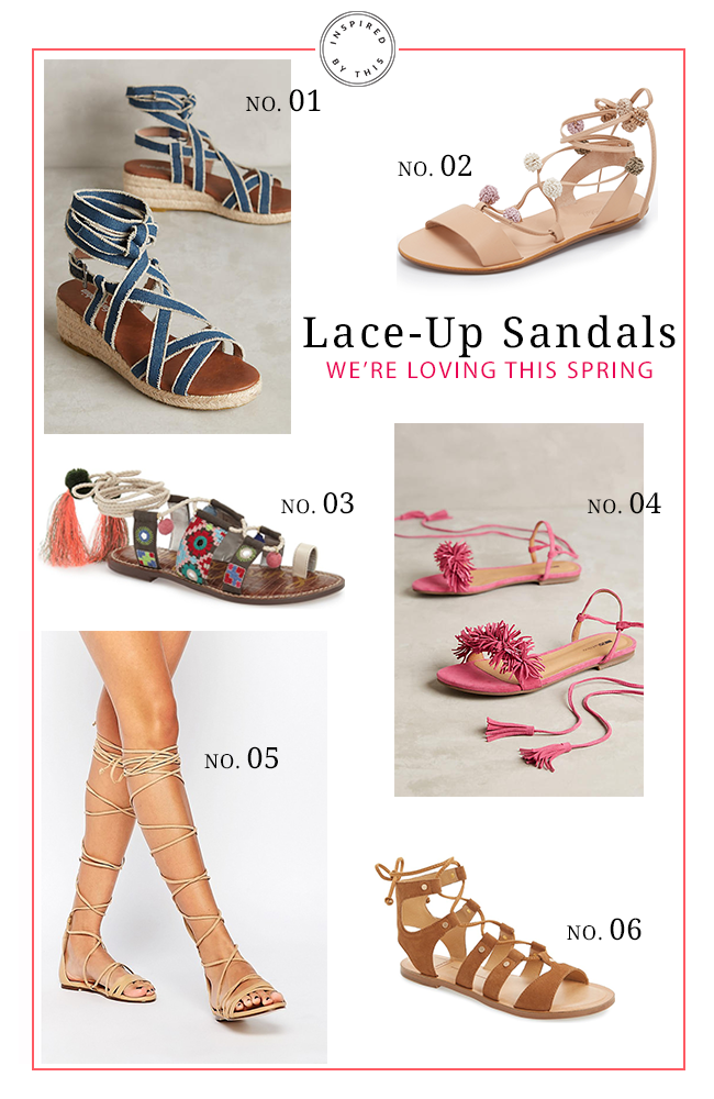 6 Lace Up Sandals We're Loving This Spring - Inspired by THis
