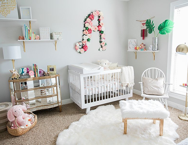 Plush Pink & White Nursery - Inspired by This