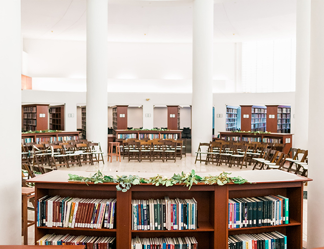 Intimate Library Wedding - Inspired by This