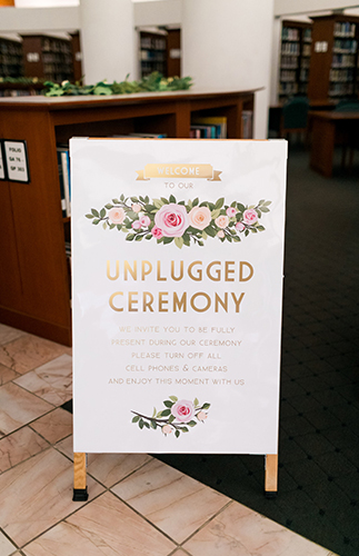 Intimate Library Wedding - Inspired by This