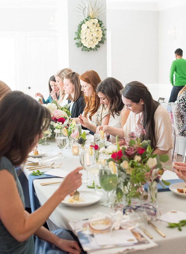 A Preppy Navy & Pink Spring Luncheon - Inspired by This