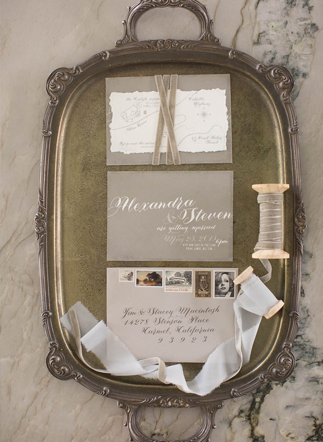 Green & White Seaside Wedding Inspiration - Inspired by This