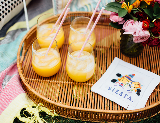 Cinco de Mayo Backyard Party & Jalepeno Margarita Recipe - Inspired by This