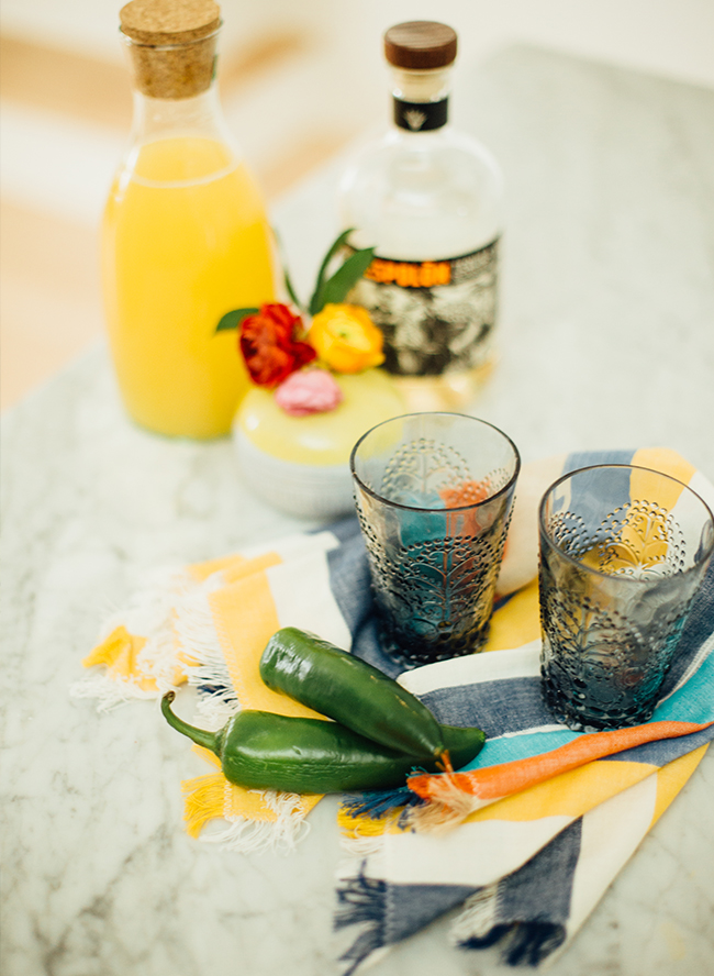 Cinco de Mayo Backyard Party & Jalepeno Margarita Recipe - Inspired by This