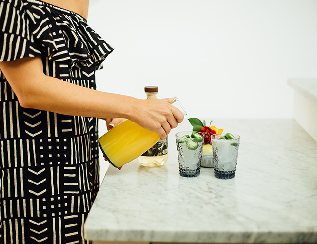 Cinco de Mayo Backyard Party & Jalepeno Margarita Recipe - Inspired by This