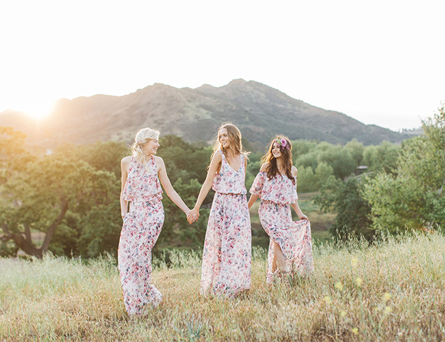 Green Wedding Shoes & Show Me Your Mumu Bridesmaid Collection - Inspired by This