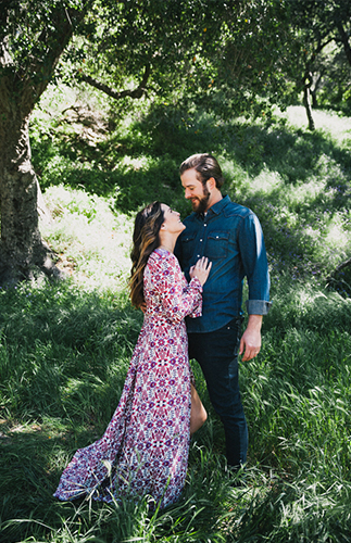 Romantic Bohemian Anniversary Photos - Inspired by This