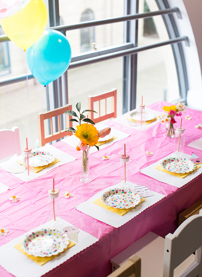 Colorful Floral Kids Birthday Party - Inspired by This