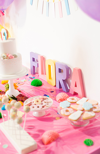 Colorful Floral Kids Birthday Party - Inspired by This