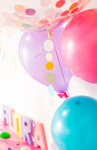 Colorful Floral Kids Birthday Party - Inspired by This