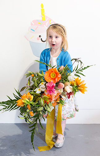 Colorful Floral Kids Birthday Party - Inspired by This