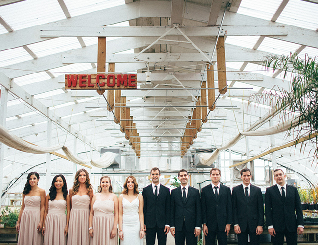 Intimate Pink & Red Greenhouse Wedding - Inspired by This