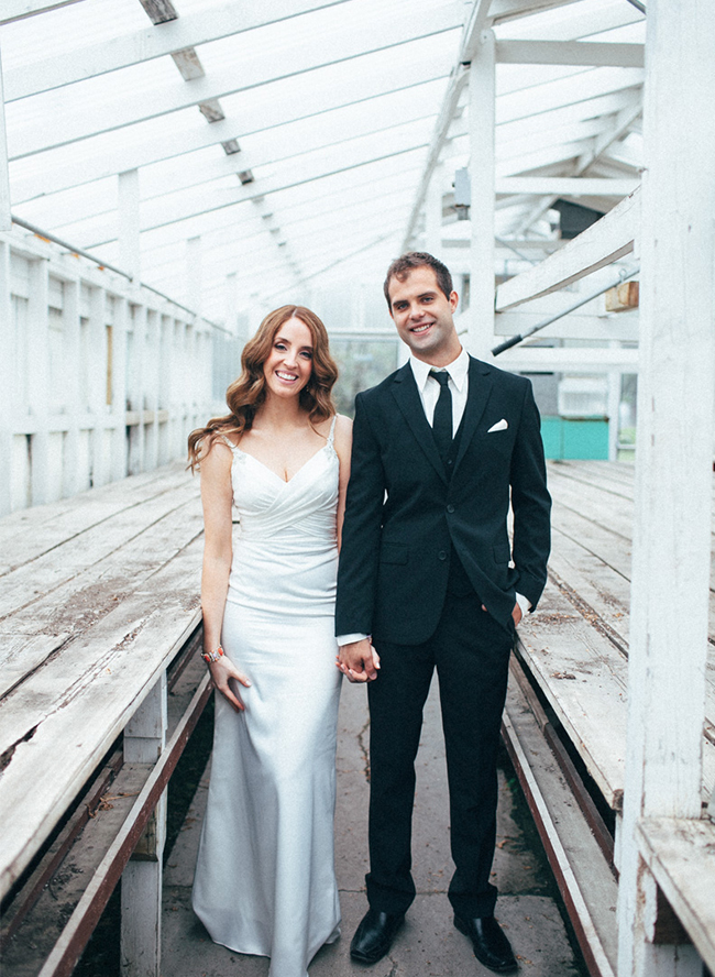 Intimate Pink & Red Greenhouse Wedding - Inspired by This