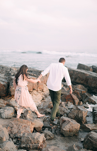 Beach Engagement Photos - Inspired by This