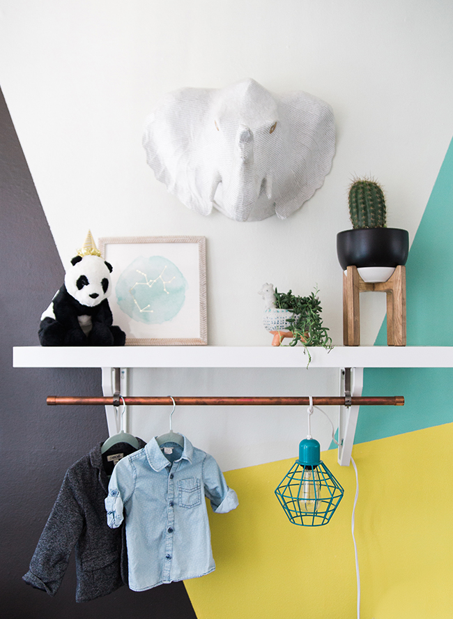 Yellow & Teal Geometric Nursery - Inspired by This