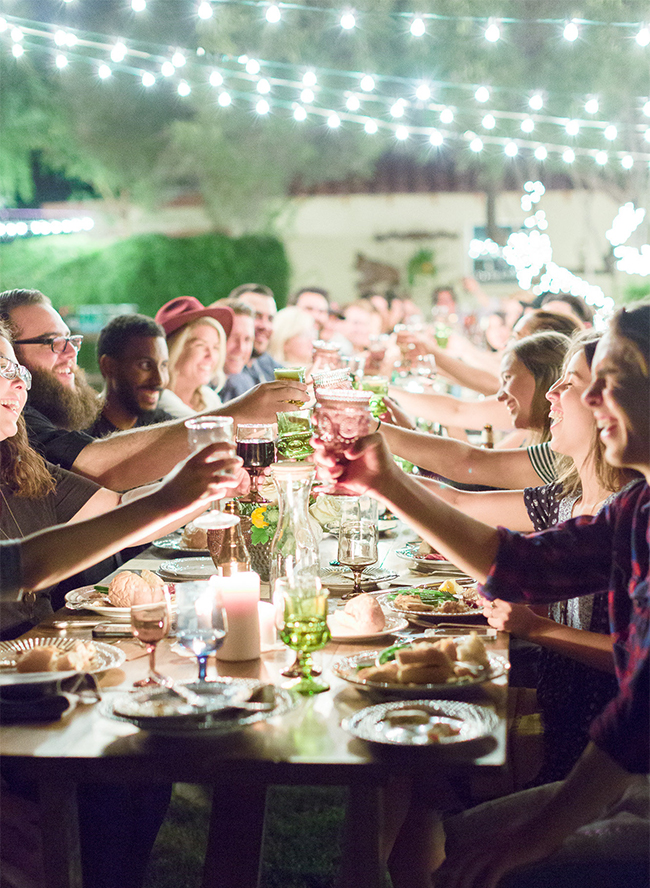 Colorful Outdoor Dinner Party - Inspired by This