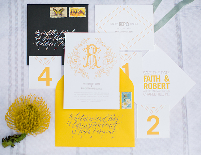 Sunny Yellow Wedding Brunch - Inspired by This