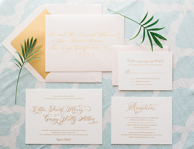 Tropical Florida Wedding Inspiration - Inspired by This