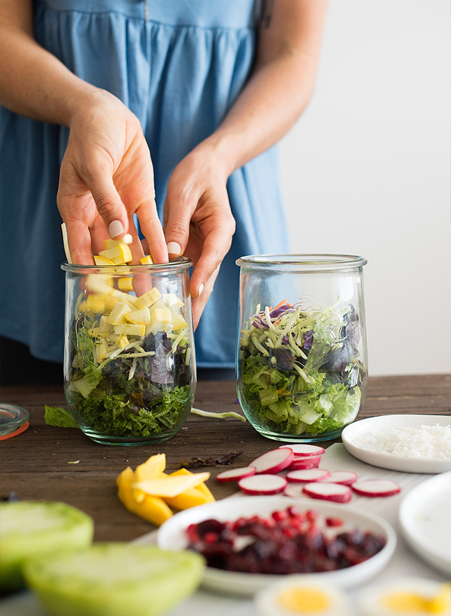 The Perfect Pack Ahead Salads for Work - Inspired by This