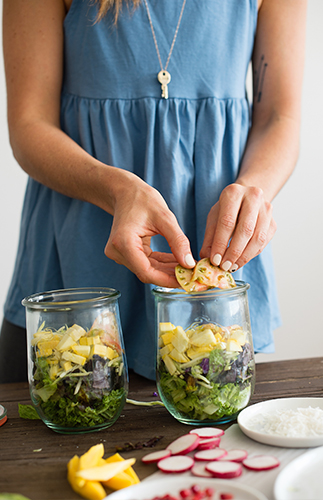 The Perfect Pack Ahead Salads for Work - Inspired by This