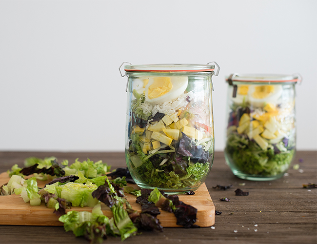 The Perfect Pack Ahead Salads for Work - Inspired by This