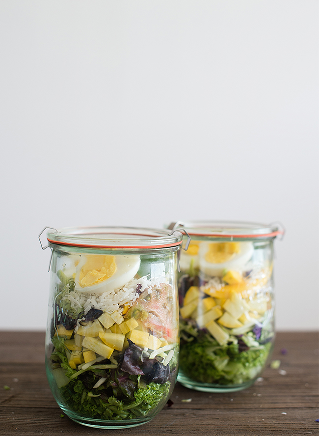 The Perfect Pack Ahead Salads for Work - Inspired by This