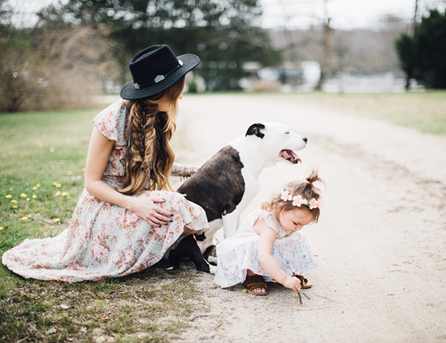 A Mother Daughter Photoshoot and Boho Braid Tutorial - Inspired by This