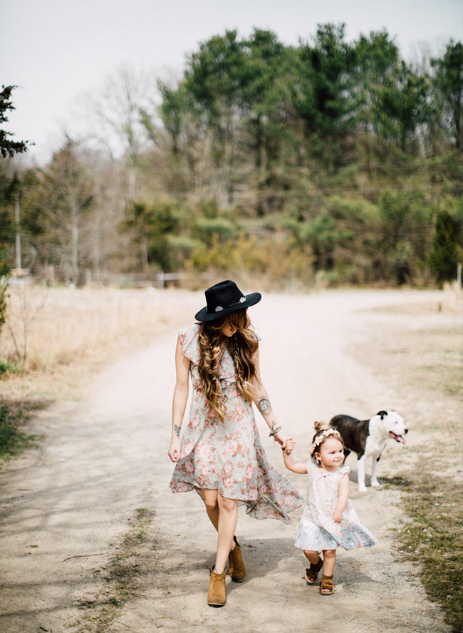 A Mother Daughter Photoshoot and Boho Braid Tutorial - Inspired by This