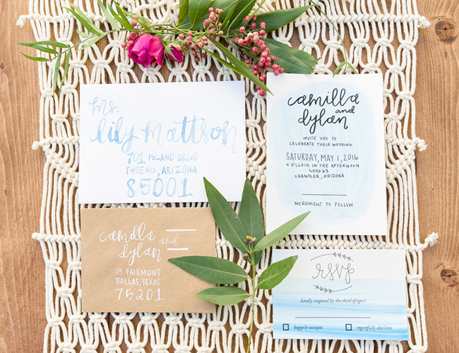 Hot Pink & Cobalt Blue Grecian Wedding Inspiration - Inspired by This