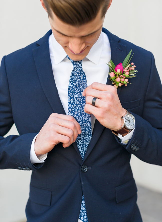 Hot Pink & Cobalt Blue Grecian Wedding Inspiration - Inspired by This