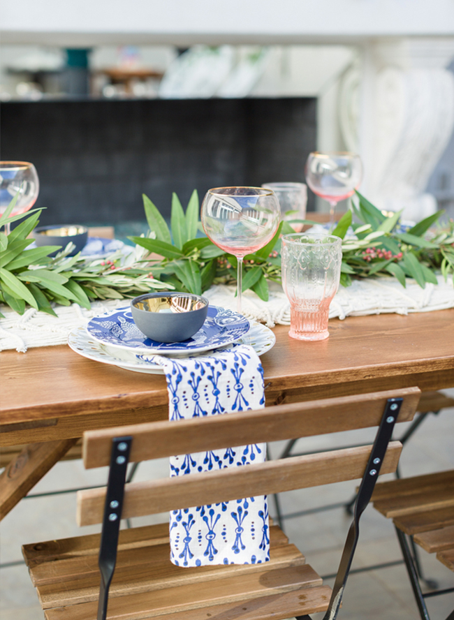 Hot Pink & Cobalt Blue Grecian Wedding Inspiration - Inspired by This