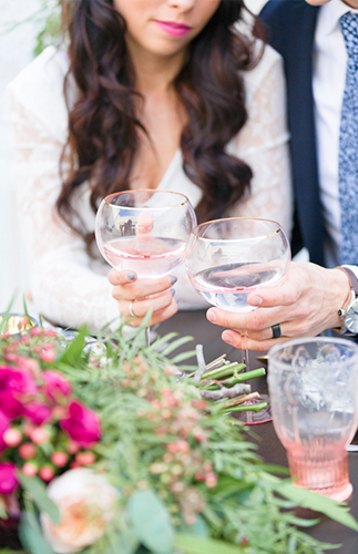 Hot Pink & Cobalt Blue Grecian Wedding Inspiration - Inspired by This