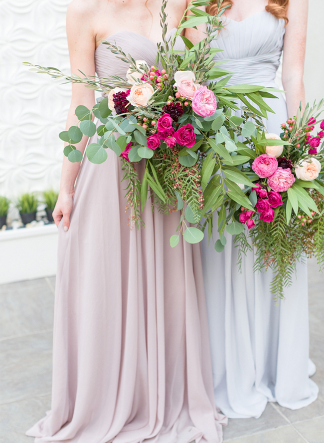 Hot Pink & Cobalt Blue Grecian Wedding Inspiration - Inspired by This