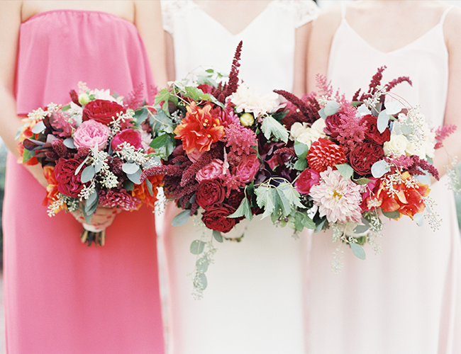 Red & Pink Golden Summer Wedding Inspiration - Inspired by This