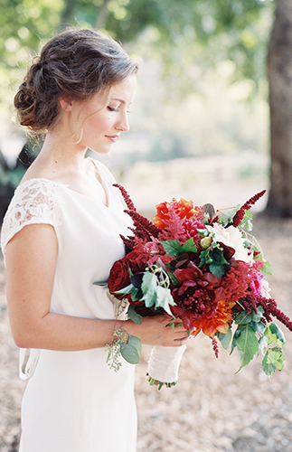 Red & Pink Golden Summer Wedding Inspiration - Inspired by This