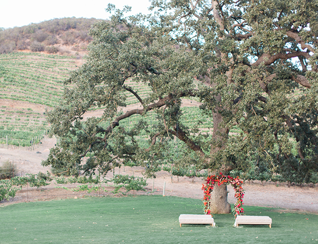 Red & Pink Golden Summer Wedding Inspiration - Inspired by This