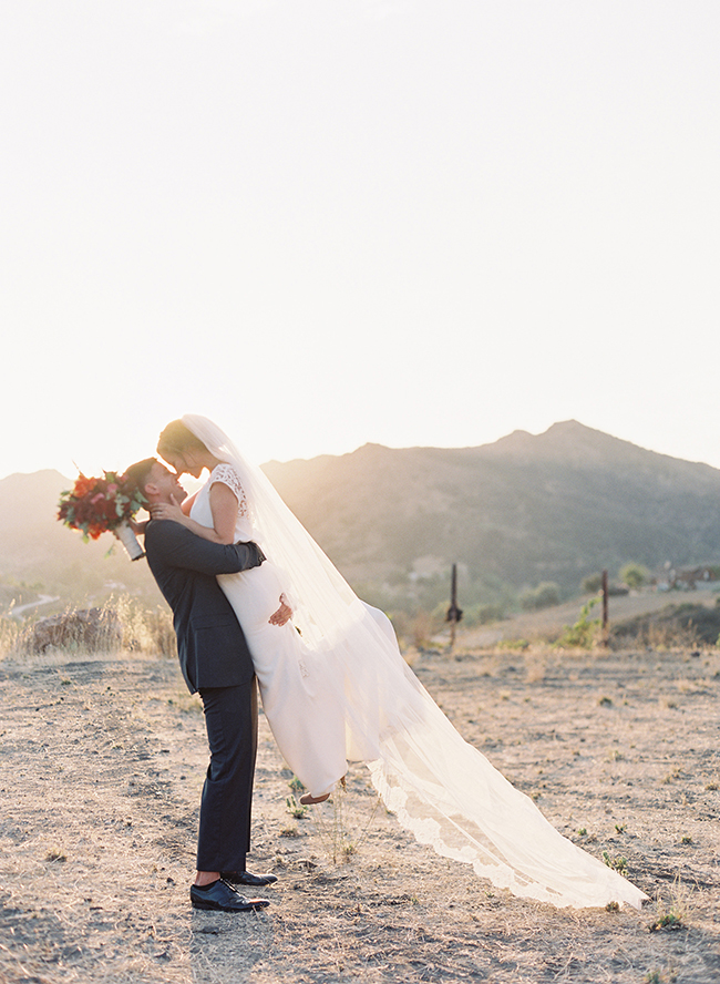 Red & Pink Golden Summer Wedding Inspiration - Inspired by This