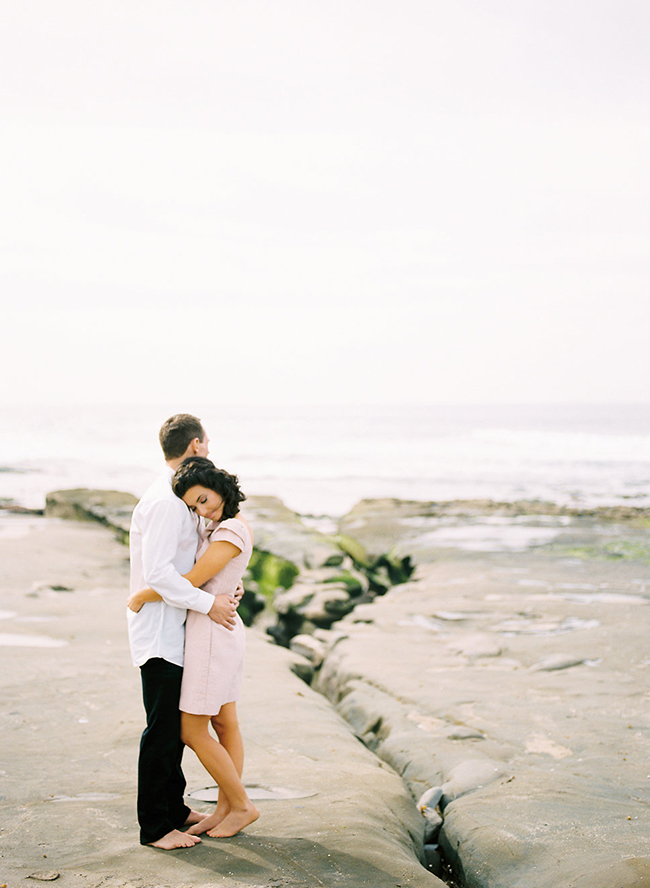 La Jolla Beach Engagement Session - Inspired by This