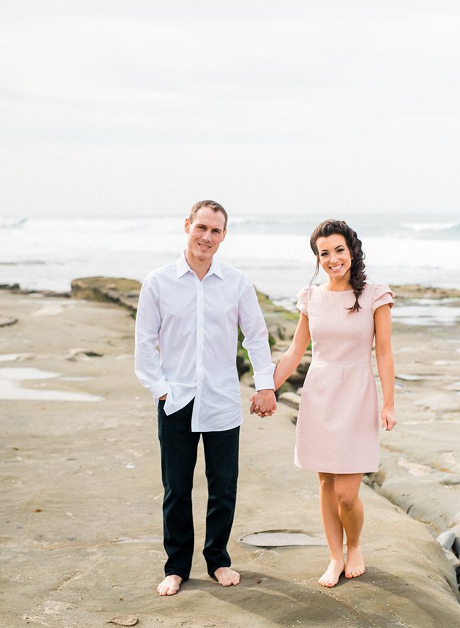 La Jolla Beach Engagement Session - Inspired by This