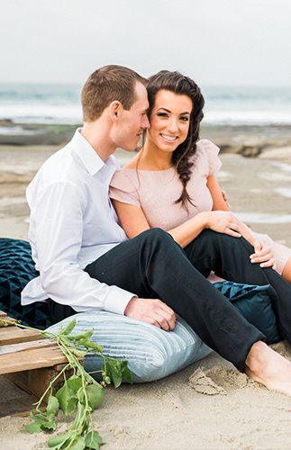 La Jolla Beach Engagement Session - Inspired by This