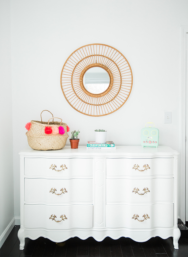 A Bright White & Pink Little Girl Bedroom - Inspired by This