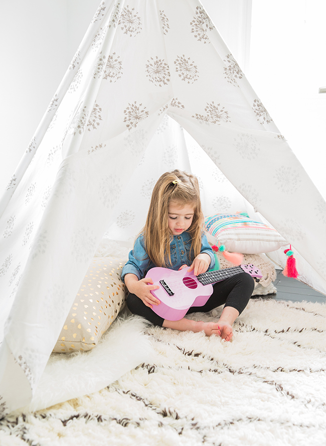 A Bright White & Pink Little Girl Bedroom - Inspired by This