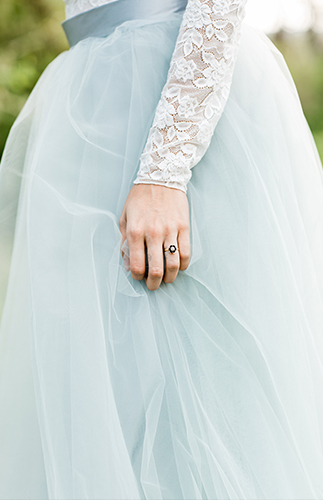 Moody Berry & Blue Wedding Inspiration - Inspired by This