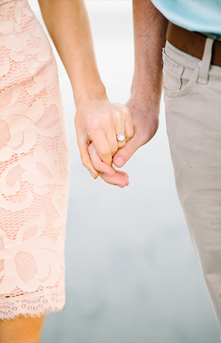 Glamorous City to Beach Charleston Engagement Session - Inspired by This