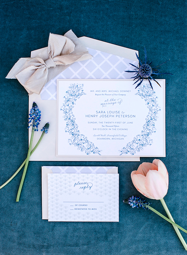 Peach & Blue Beachfront Wedding Inspiration - Inspired by This