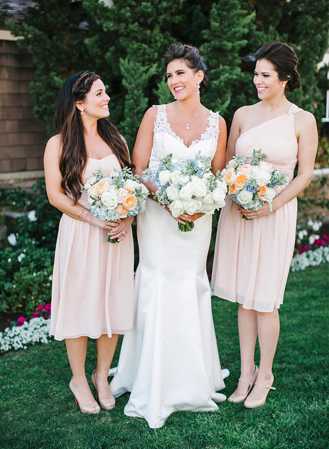Peach & Blue Beachfront Wedding Inspiration - Inspired by This