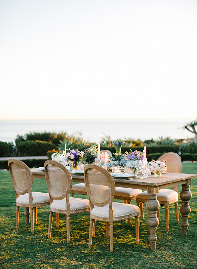 Peach & Blue Beachfront Wedding Inspiration - Inspired by This