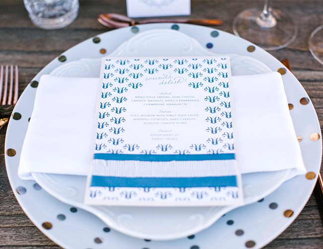 Peach & Blue Beachfront Wedding Inspiration - Inspired by This